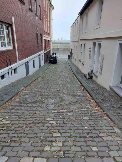 Toll Apartment Am Rhein Netflix Internet 1000 Mbits, Free Parking Duisburg Exteriör bild